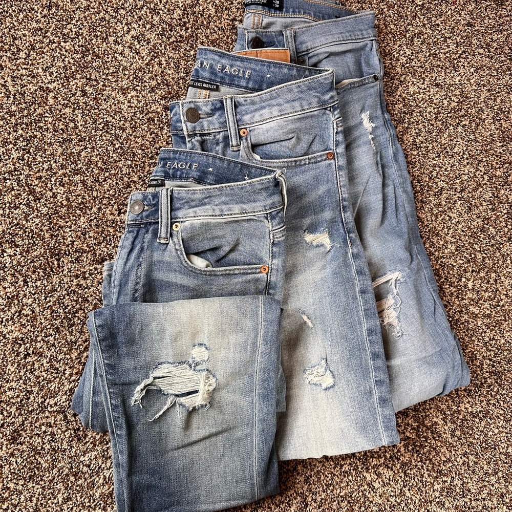 Men’s Hollister & American Eagle Jeans